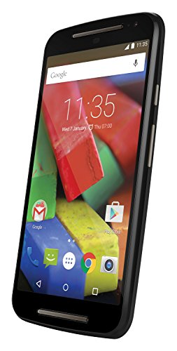 Motorola Moto G 4G (2 Generazione) Smartphone, Display 5 Pollici, LTE, Fotocamera 8 MP, Memoria 8 GB, Android 5 Lollipop, Nero [Italia]