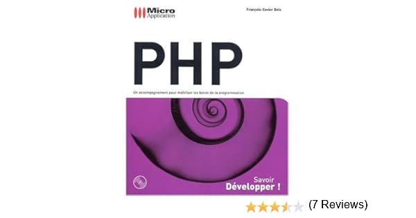 Amazonfr Php Avec Cd Rom François Xavier Bois Livres - 