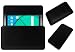 Acm Horizontal Case For Micromax Canvas Mega 2 Q426 Mobile Leather Cover Black RS.179.00