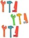 Produktbild 9 tlg. Set Quietscher als lustiges Werkzeug / Spielwerkzeug - für Baby - Quietschtier Figur / Badewanne - Kinderwerkzeug Hammer Zange Säge Badewannenspielzeug Baby´s - auch für Hunde geeignet / Gummifigur Gummi - Quietschfigur Badefiguren / Badetiere - Quietsch
