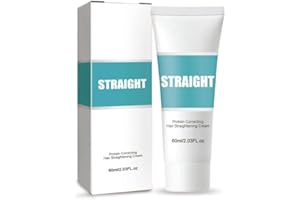 ‎MIIOTO Miioto Haarglättungscreme, Protein Correcting Hair Straightening Cream, Seidige & Glänzende Haarglättungscreme Tiefenwirksame Haarkur Für trockenes, Geschädigtes Haar 60ml (A)