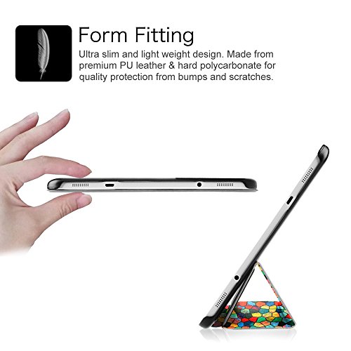 Fintie Samsung Galaxy Tab S2 9.7 Hülle Case – Ultra Schlank Superleicht Ständer Smart Shell Cover Schutzhülle Tasche mit Auto Schlaf / Wach Funktion für Samsung Galaxy Tab S2 T810N / T815N / T813N / T819N 24,6 cm (9,7 Zoll) Tablet-PC, Mosaic - 4