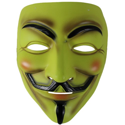 NEU Maske Anonymous, grün