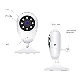 WER 2,4 GHz Wireless Digital Video Baby Monitor Babyphone mit Zwei Wege Audio - 3