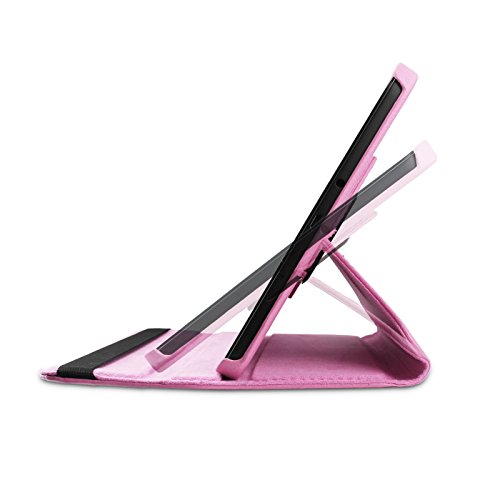 Samsung Galaxy Tab A 10.1 Hülle Case, Infiland PU Ledertasche lederhülle 360° Drehbarer Stand Smart Cover Case Schutzhülle Tasche Etui für Samsung Galaxy Tab A 10.1 Zoll (2016) Tablet-PC(mit Auto Schlaf / Wach Funktion)(Rosa) - 7