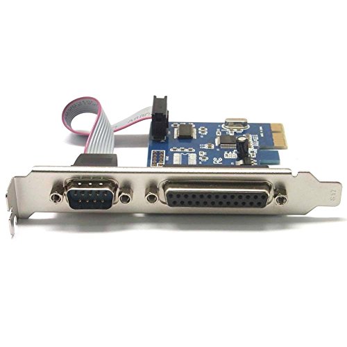 SIENOC Sienoc PCI-E PCI Express DB25 paralelo LPT1 DB9 RS232 adaptador de tarjeta de puerto serie