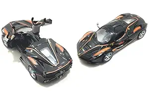 FunBlast Die-Cast Model Car Toy - Push & Go Car Toy | Metal Car 1:32 Pull Back with 3 Openable Doors, Engine Cover, Tail with Front and Rear Light & Music Toy Car for Boys,Kids|Children.