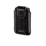 Aus echtem Leder Hama 109362 Handy-Sleeve Prato Size L Black