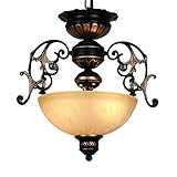 Sockel:E27, Anzahl der Lampen: 3, Einzelne Birne maximale Leistung: 40W, Für LED-Glühbirne/ Energiesparlampe / Edison Lampe, Spannung: 220-240 V(Birne nicht im Lieferumfang enthalten).