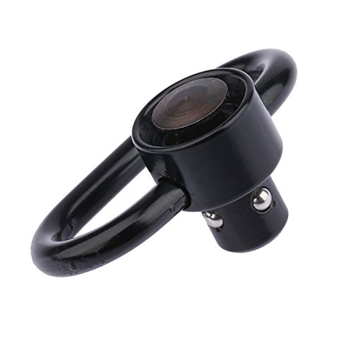 Dophee Plaque de Fixation de l'Adaptateur pour Monture Pivotante 1X Heavy Duty QD Release Push Button Sling Swivel Mount Adapter Attachment Plate