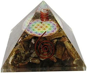 reviheal TM Apatite Orgone Pyramid Crystal Energy Generator Orgonite Reiki Healing to Harmonize