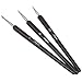TRIXES 3 x Tiny Gel Acrylic Nail Art Tips Salon Drawing Pen Brush Painting Tool