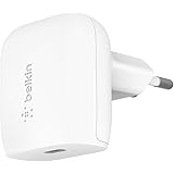 Belkin Chargeur secteur USB-C 20 W (iPhone 14/14 Plus, 14 Pro, 14 Pro Max, 13, 13 mini, 13 Pro/Pro Max, 12, 11, XS, XR, X, SE