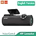 Price comparison product image Xiaomi 70mai Smart Dash Cam with Built-in Wifi, Featuring Voice Control, Emergency Recording, APP Control Dashboard, HD 1080P, 130° Wide Angle Car Camera Recorder with Night Vision, G-Sensor, Car DVR
