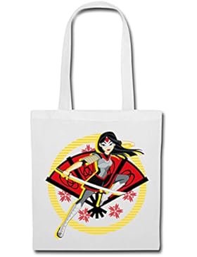 Spreadshirt DC Super Hero Girls Katana Schwert Stoffbeutel