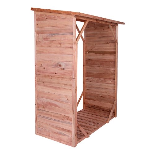 Kaminholzregal IMPRÄGNIERT Brennholzregal Kaminholzunterstand für bis zu 1,15 m³ Brennholz - 2