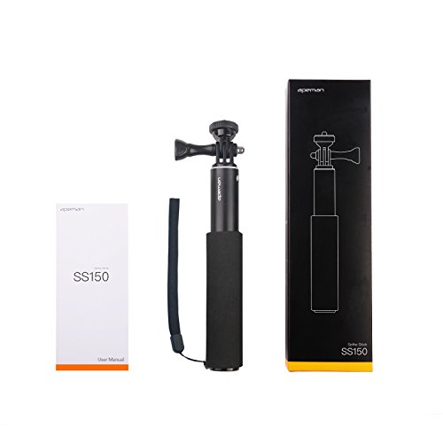 Mejor Ahorro para APEMAN SS150 Palo Selfie, Palo de Autofoto Extensible
para Cámara Deportiva, Negro Especial