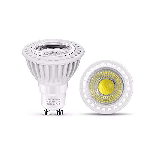 GGSSYY-JNDP 2pcs Led Spotlight Bulb 220V 110V 3W 5W 7W Cob Mr16 Led 12V Spot Light Lamp Ac/Dc 12V-24V Non-Dimmable Aluminum Bulb Gu5.3