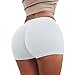 Produktbild Btruely Damen Sport Shorts Fitness-Shorts Frauen Sommer Vintage High Waist Elastische Stretch Kurz Hosen Yoga Sport Fitness Workout Hotpants Sexy Skinny Leggings bequem Zuhause Schlaf shorts Damen Boardshorts Fitness Workout Bund Dünne Tanz Yoga Hosen (S, Weiß)
