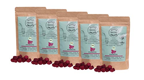 Preisvergleich Produktbild 5er Bundle Bio Himbeeren gefriergetrocknet