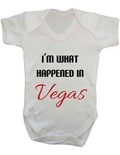 I'm What Happened In Vegas Funny Joke Cheeky Novelty Whoops Baby Onesie Vest