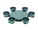 Ø 28/49 cm STÖCKLI 8871.01 Juego de cuencos Alrededor Cerámico Gris 6pieza(s) cuenco - Cuencos (Juego de cuencos, Alrededor, 6 personas(s), Cerámico, Gris, 28 cm)
