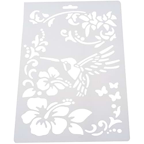 Amazon.co.uk flower stencils for painting