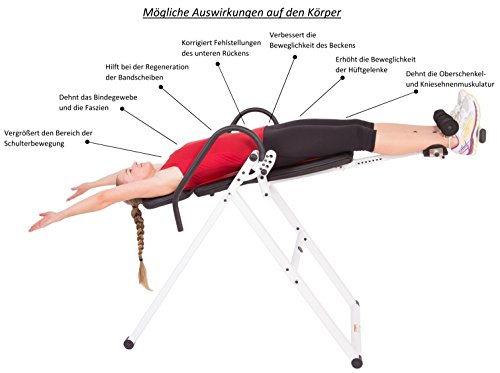 SportPlus Inversionstisch/Gravity Trainer mit „Perfect-Balance“ System, Benutzergewicht bis 135kg, Körpergröße bis 199cm, SP-INV-010 - 8