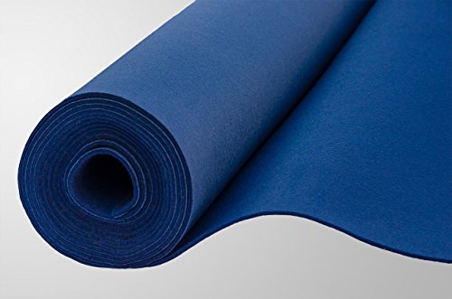 Filz, Filzstoff, Dekorationsfilz, Weicher Filz, Breite 150cm, Dicke 3mm, Meterware 0,5lfm – dunkelblau - 4