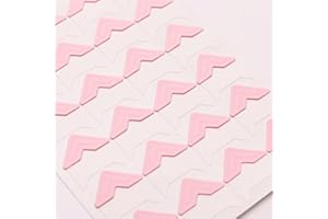 HELLOHELIO Self-Adhesive Photo Corners (Pack of 240) Pink