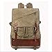Produktbild LYJNP1 Canvas-Rucksack Wasserdichte Segeltuchtasche für Herren Rucksack Retro Rucksack mit großer Kapazität,Brown