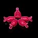 Malloom® 5Pcs Toenail Soak Off Clip Caps Reusable Clamp Remover New Arrival (Hot pink)