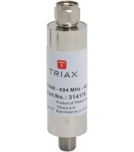 Filtre LTE 5G Televes Avec Connecteur F - Élimine Les Interférences 5G Sur La TNT