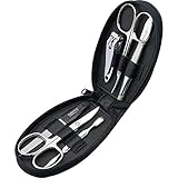 ✔️ PREMIUM QUALITÄT: Alle Instrumente aus dem Nagelset bestehen aus glanzvernickeltem und poliertem Stahl. Dadurch sind sie besonders robust, präzise und pflegen Ihre Nägel noch Jahre lang.