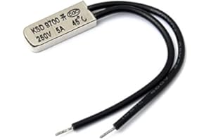 Bluelover Ksd9700 250V 5A 45°C 120°C Termostato Bimetálico Interruptor De Temperatura Normalmente Abierto-45°C