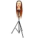 Neverland Adjustable Stainless Steel Tripod Stand Mannequin Holder for Training Head (with Bag)