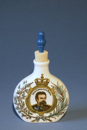 Schnupftabakflasche klein mit Stöpsel König Ludwig Grotte
