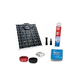  PuntoEnergia Italia - Kit Solar Barco 50W 12V Pro3 Placa Flexible Controlador de Carga Yate Marina - KBAR-50P3