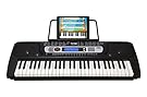 RockJam 54-Key Portable Digital Piano Keyboard with Music Stand and Interactive LCD Screen