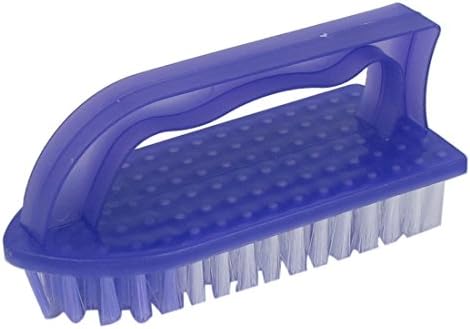 sourcingmap® Plastic Shell Clothes Shoes Floor Washing Scrubbing Scrub Brush Purple