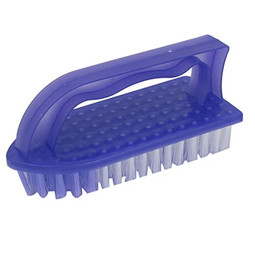 sourcingmap® Plastic Shell Clothes Shoes Floor Washing Scrubbing Scrub Brush Purple