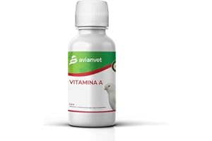 AVIANVET Vitamine A | Supplément Liquide pour Oiseaux | Aide à la Formation des os et des Plumes des Oiseaux | Format 100 ML
