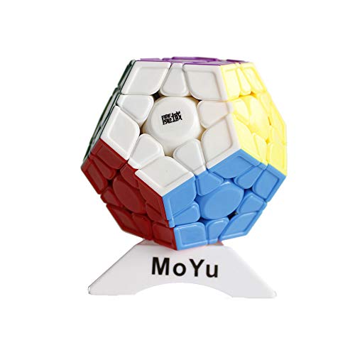 Preisvergleich Produktbild moyu AoHun Megaminx 3x3x12 Speedwürfel 3x3 Megaminx Dodekaeder mit Einem Würfelständer (Stickerless)