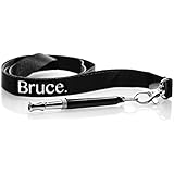 Bruce. Ultraschall Hundepfeife | Inkl. Umhängeband | Für Profis und Anfänger | Einstellbare Frequenz im Hochfrequenz-Bereich | Effektives Training für Ihren Hund | 1 Jahr Garantie