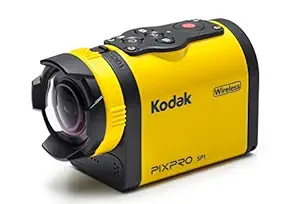 Kodak PIXPRO SP1 Action Cam with Explorer Pack 14 MP Water/Shock/Freeze/Dust Proof, Full HD 1080p Video, Digital Camera and 1.5