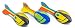 Produktbild Boje Sport 3er Set Nerf Vortex Mega-Heuler - 2X gelb, 1x grün von Hasbro