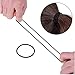CHRONEXtm 25 Pcs Black Ponytail Holders Hair Elastic Rubber Bands Ties Accessories...