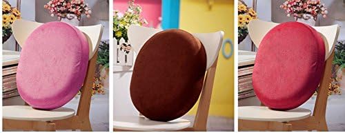 HZJ Orthopedic Design 100% Pure Memory Foam Seat Cushion Helps Relief With Sciatica Back From Tailbone Pain Perfect For Your Office &amp; Car Chair Cushion,Pink