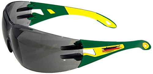 Uvex Pheos Arbeitsschutzbrille und Freizeitbrille Soccer Edition inklusive Stoff-Etui, grün, Pheos1a