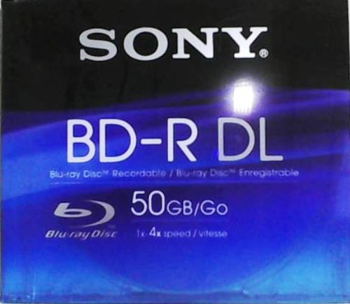 Sony Blu Ray Recordable, DL, 50GB
